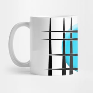 Blue Dot Art Mug